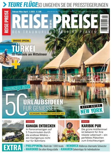 REISE & PREISE – Januar 2023 Cover