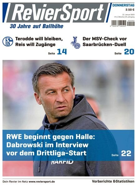 RevierSport – 12 Januar 2023 Cover