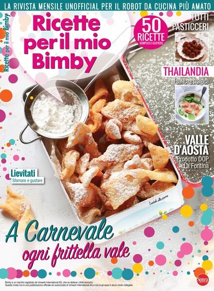 Ricette per il Mio Bimby – gennaio 2023 Cover