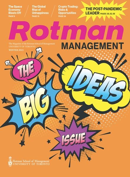 Rotman Management – December 2022 Cover