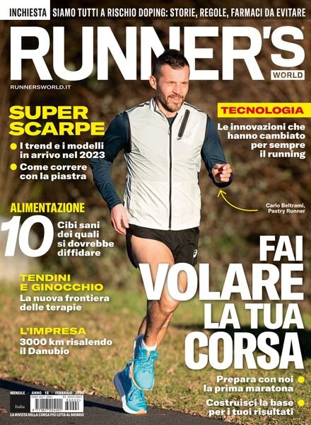 Runner’s World Italia – Febbraio 2023 Cover