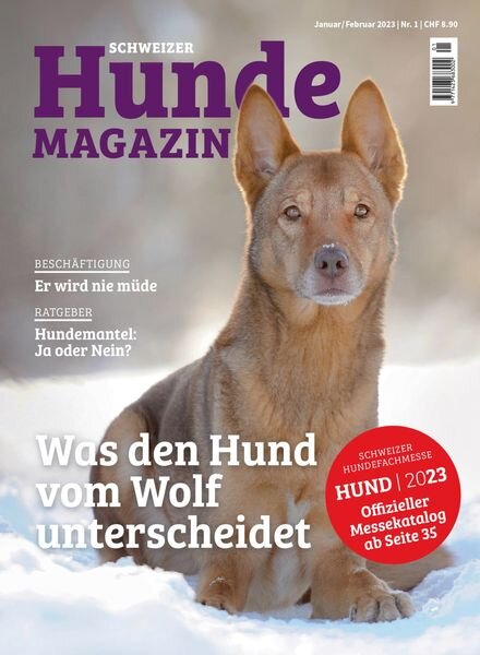 Schweizer Hunde Magazin – Januar 2023 Cover