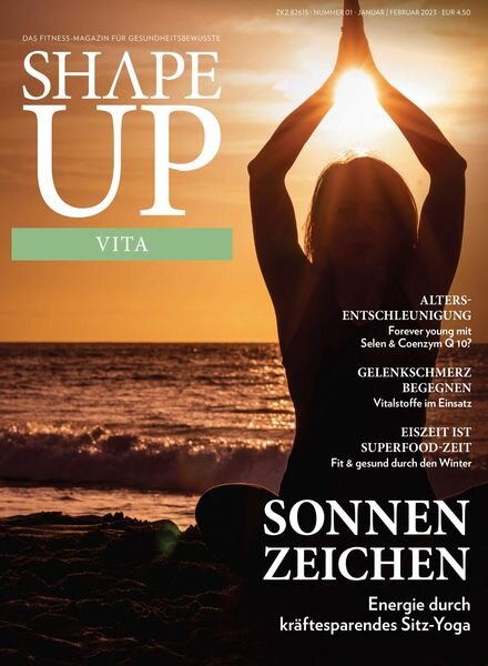 shape UP Vita – Januar 2023 Cover