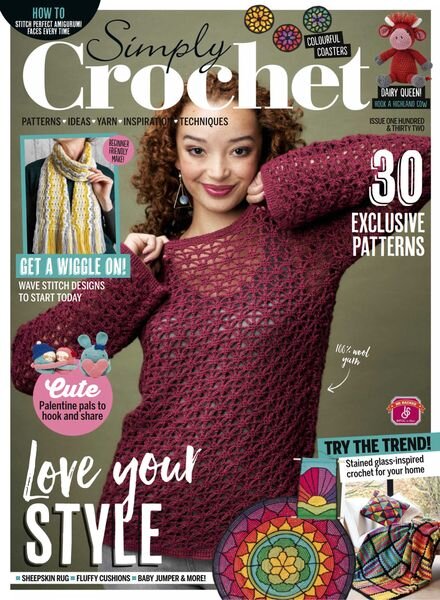 Simply Crochet – January 2023 Cover