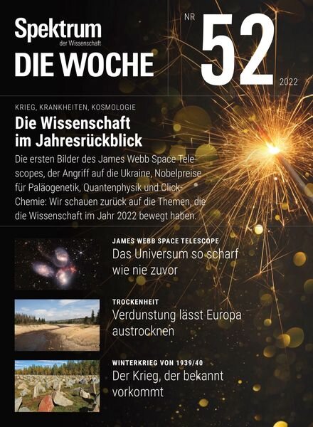 Spektrum – Die Woche – 29 Dezember 2022 Cover