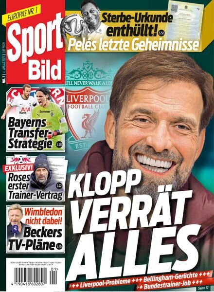 Sport Bild – 04 Januar 2023 Cover