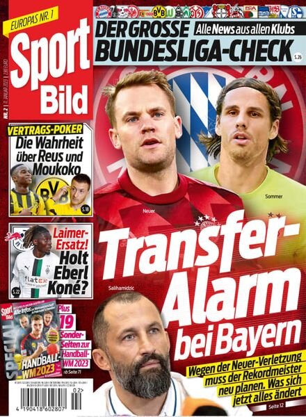 Sport Bild – 11 Januar 2023 Cover