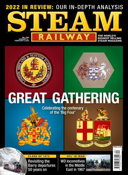 Steam Railway – January 2023 Cover