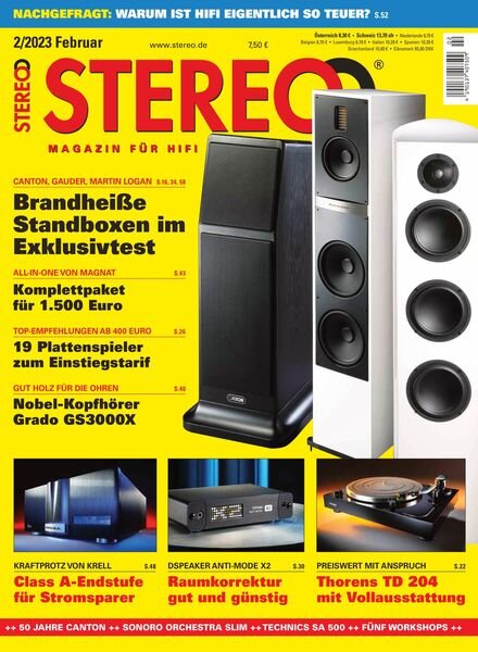 STEREO – Februar 2023 Cover