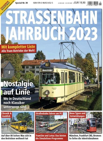 Strassenbahn Magazin – Jahrbuch 2023 Cover