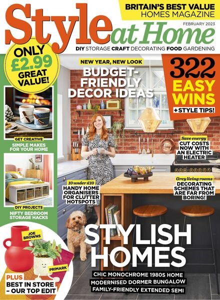 Style at Home UK – February 2023 Cover