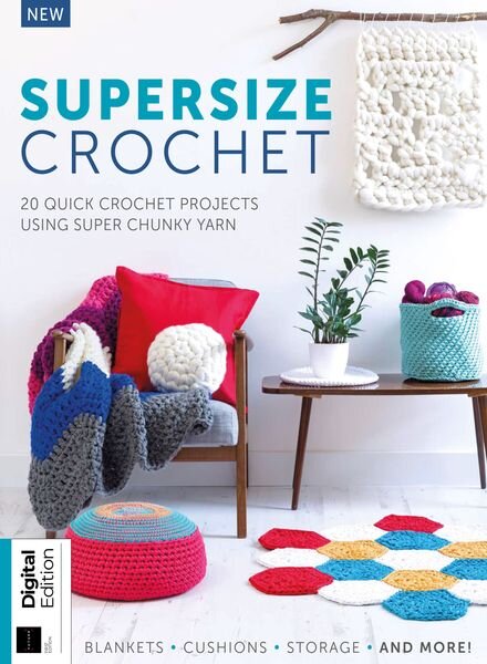 Supersize Crochet – 1st Edition – January 2023 Cover