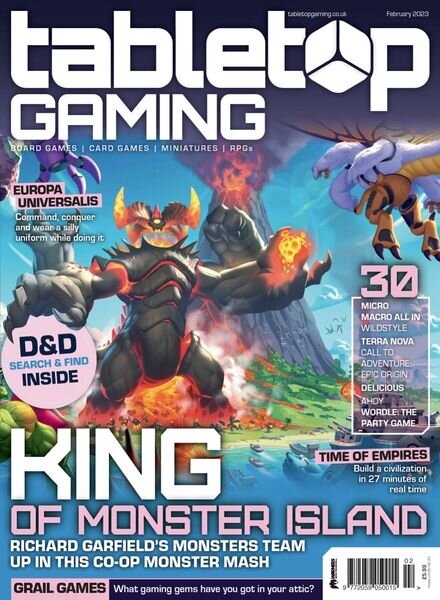 Tabletop Gaming – February 2023 Cover