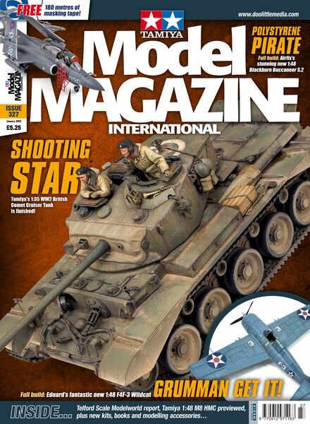 Tamiya Model Magazine – Issue 327 – January 2023 Cover