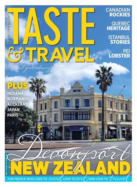 Taste & Travel International – January 2023 Cover