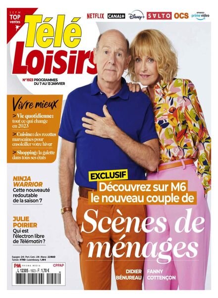 Tele Loisirs – 2 Janvier 2023 Cover