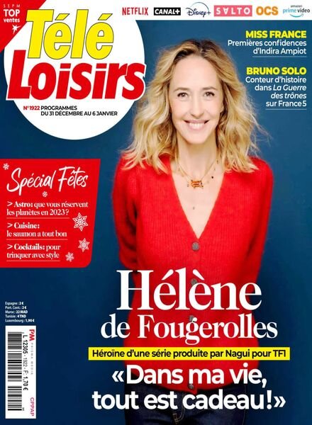 Tele Loisirs – 26 Decembre 2022 Cover