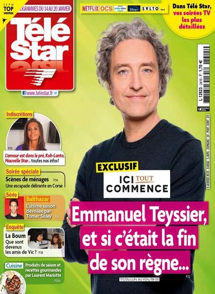 Tele Star – 09 janvier 2023 Cover