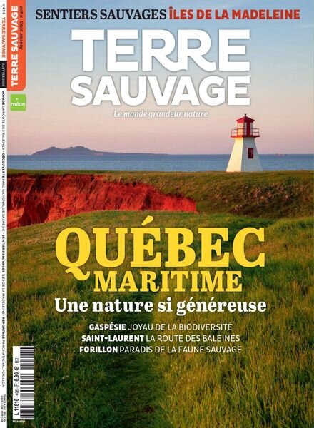 Terre Sauvage – decembre 2022 Cover