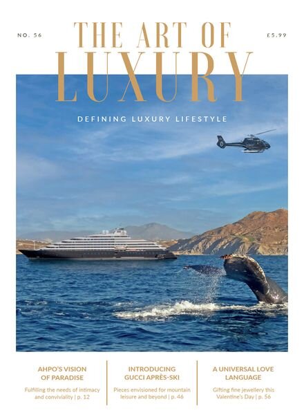 The Art of Luxury – Issue 56 – January 2023 Cover