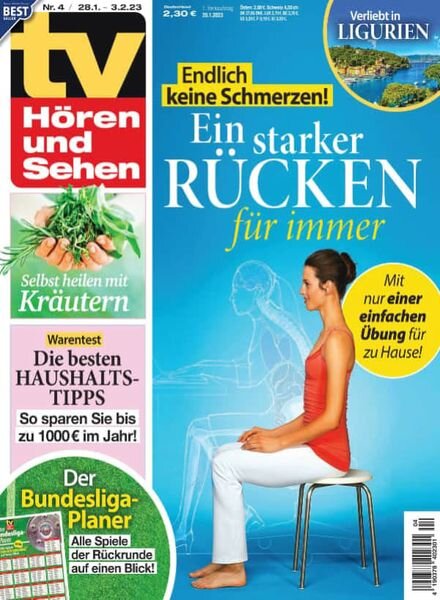 TV HOren und Sehen – 20 Januar 2023 Cover