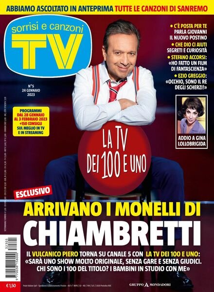 TV Sorrisi e Canzoni – 24 gennaio 2023 Cover