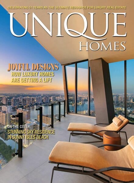 Unique Homes – Anniversary 2022 Cover