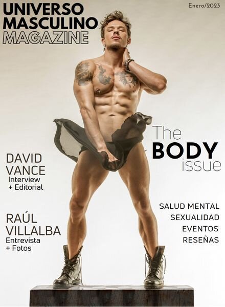Universo Masculino Magazine – enero 2023 Cover