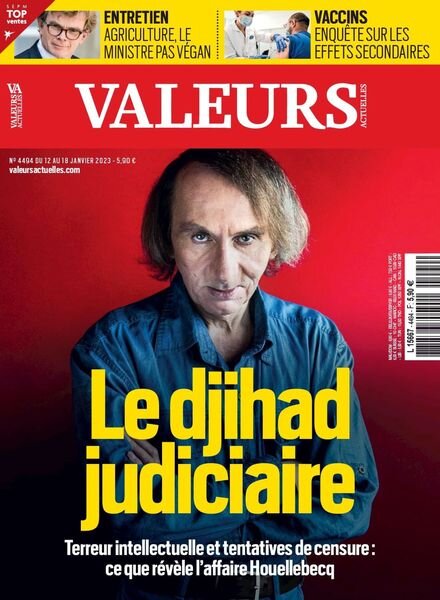 Valeurs actuelles – 12 janvier 2023 Cover