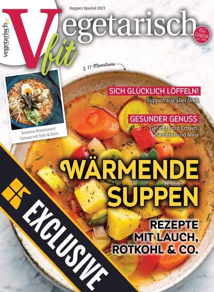 Vegetarisch fit – 08 Januar 2023 Cover