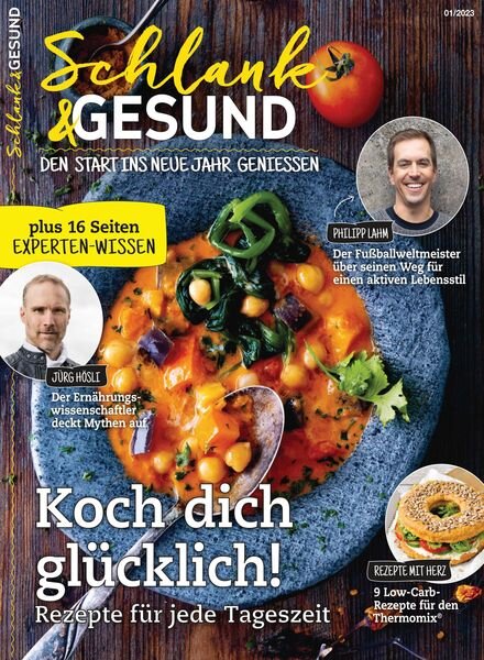 vegetarisch fit – Januar 2023 Cover
