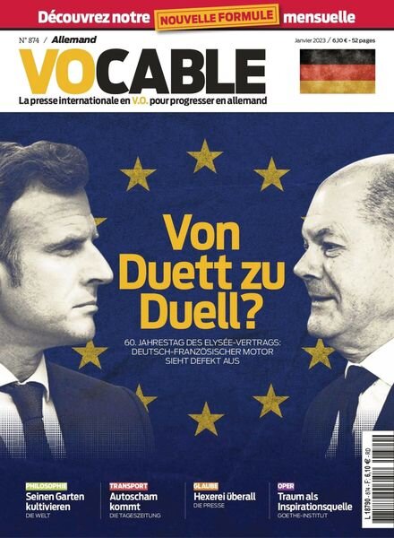 Vocable Allemand – 06 janvier 2023 Cover