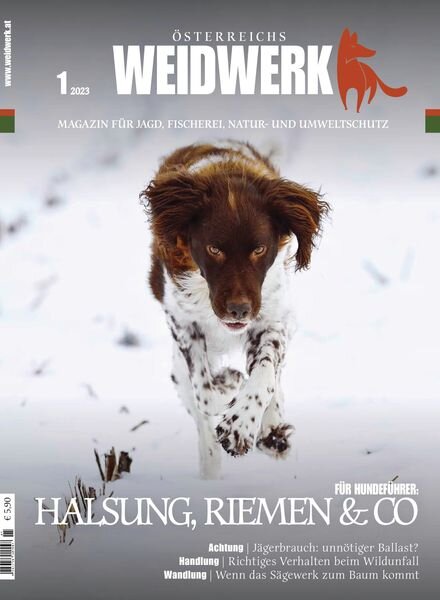 WEIDWERK – Januar 2023 Cover