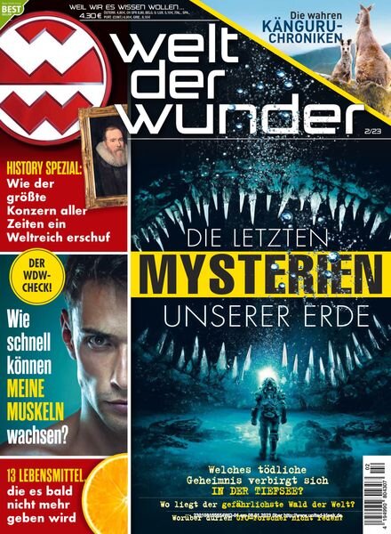 Welt der Wunder – Februar 2023 Cover
