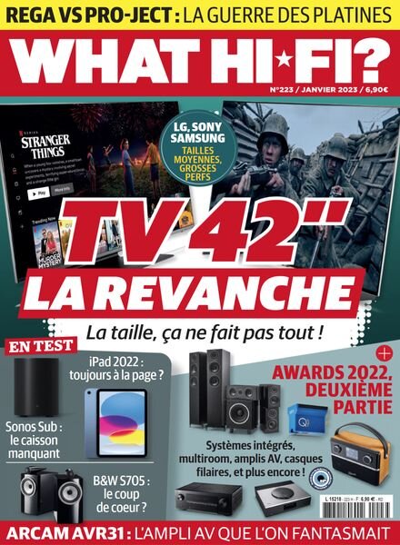What Hifi France – janvier 2023 Cover