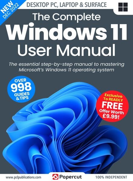 Windows 11 – The Complete Manual – December 2022 Cover