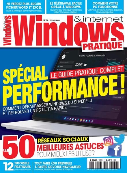 Windows & Internet Pratique – fevrier 2023 Cover