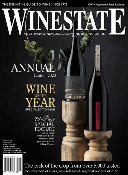 Winestate Magazine – January 2023 Cover