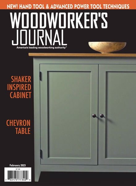 Woodworker’s Journal – February 2023 Cover