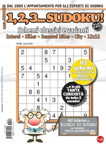 123 Sudoku – marzo 2023 Cover