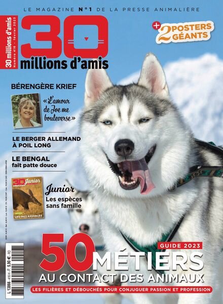 30 Millions d’amis – fevrier 2023 Cover