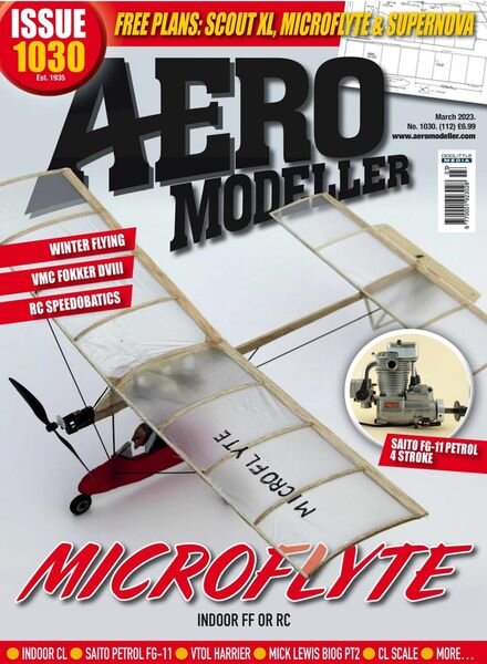 AeroModeller – Issue 1030 – March 2023 Cover