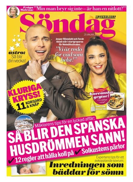 Aftonbladet Sondag – 29 januari 2023 Cover