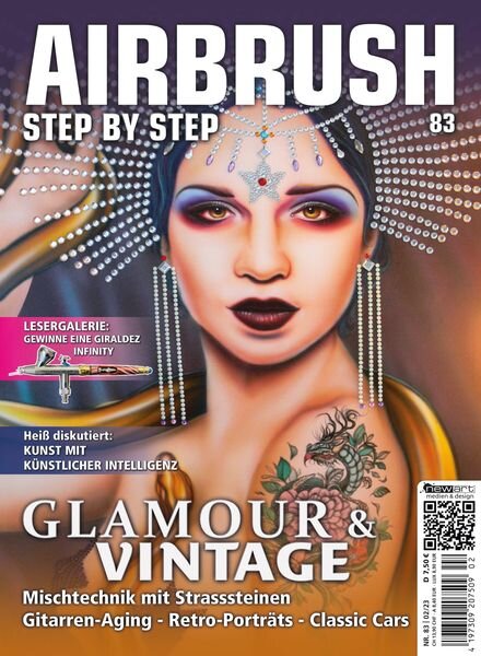 Airbrush Step by Step German Edition – Februar 2023 Cover