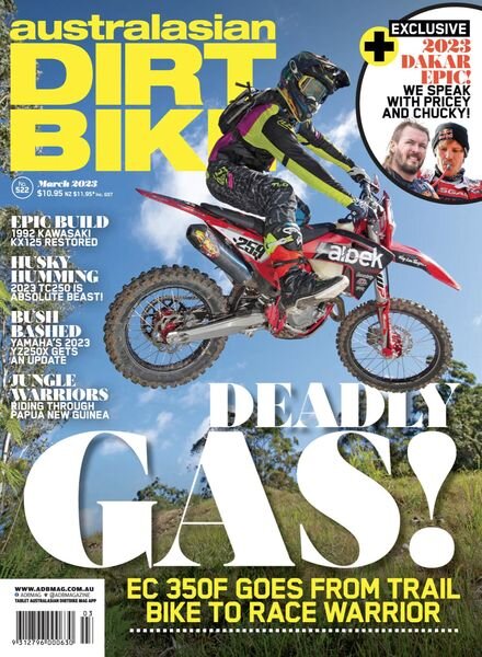 Australasian Dirt Bike – March 2023 Cover