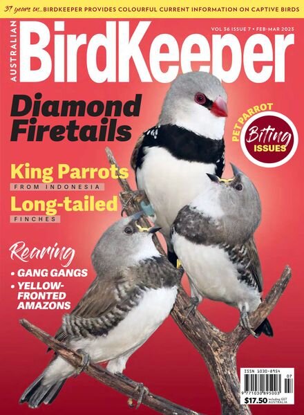 Australian Birdkeeper – Volume 36 Issue 7 – February 2023 Cover