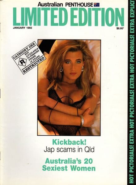 Australian Penthouse Limited Edition – January 1993 Cover