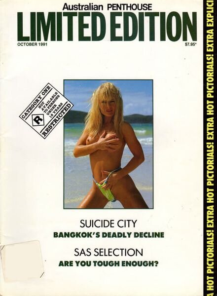 Australian Penthouse – October 1991 Limited Edition Cover