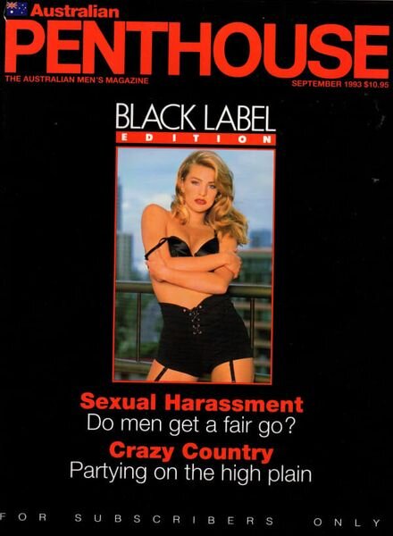 Australian Penthouse – September 1993 Black Label Cover