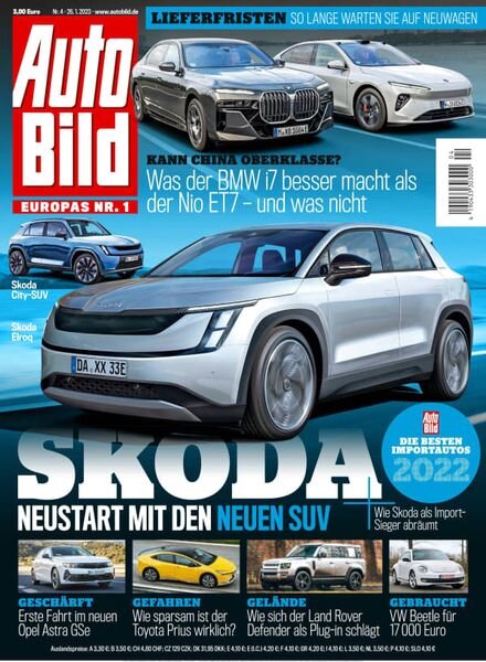 Auto Bild Germany – 26 Januar 2023 Cover